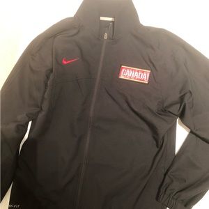 Nike Team Canada zip front jacket.
